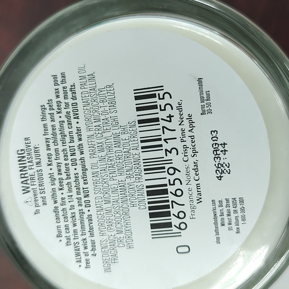 Bath & Body Works TREE FARM Foaming Hand Soap & Candle Gift Set - Picture 4 of 4